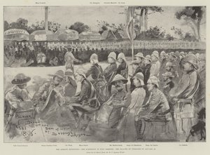 De Ashanti Expeditie, de Overgave van Koning Prempeh, de Palaver in Coomassie op 20 januari